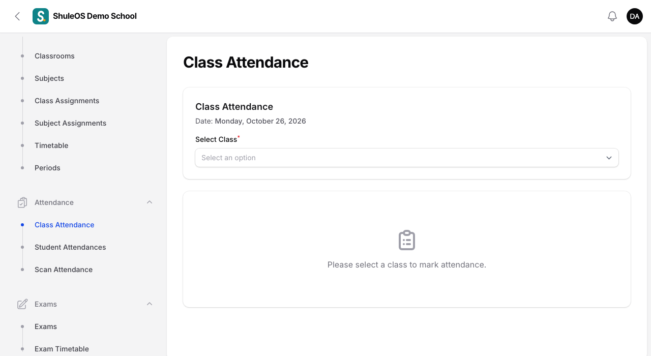 Class Attendance
