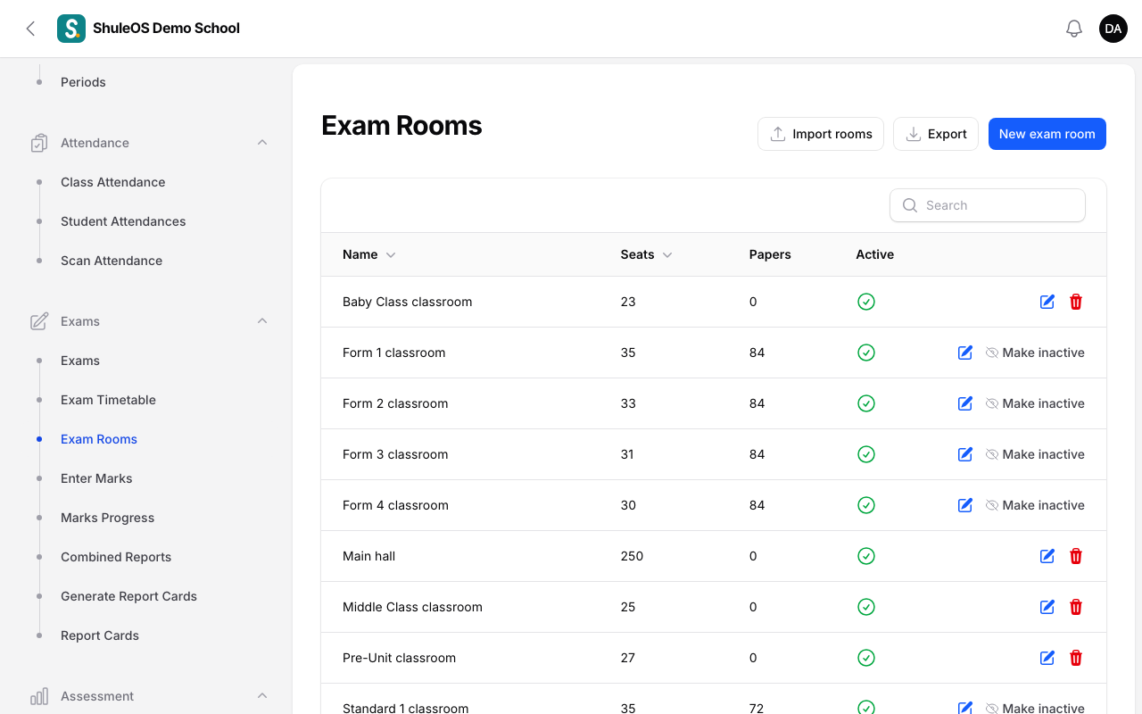 Exam Rooms